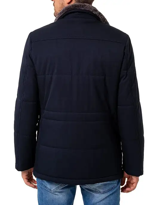 ⏩Voyage men's jacket with fur collar branded from Pierre