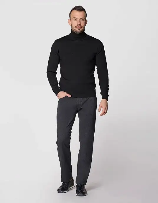Гольф Pierre Cardin з колекції Future Flex у чорному кольорі