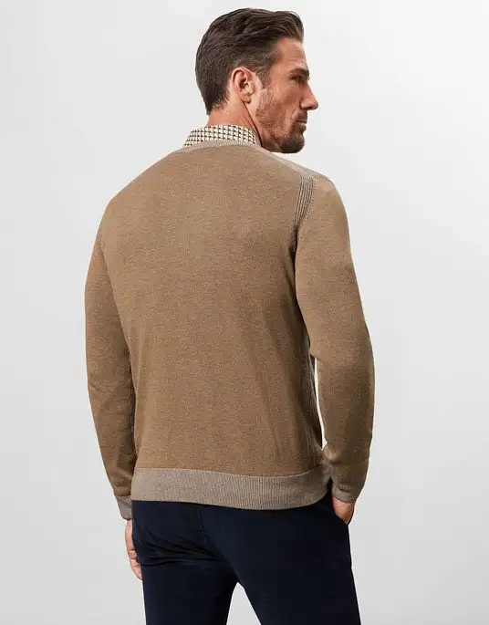 Pierre Cardin pullover from the Future Flex collection in brown