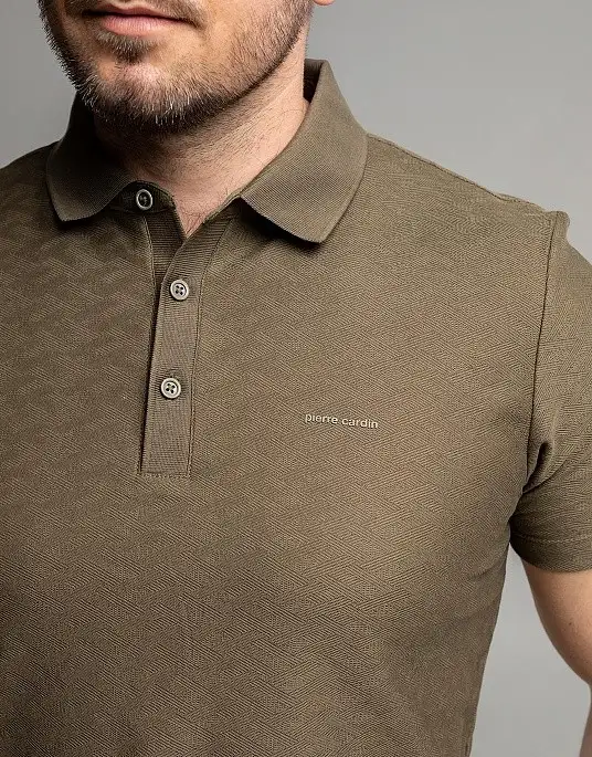 Pierre Cardin Polo from the Future Flex Collection in Khaki