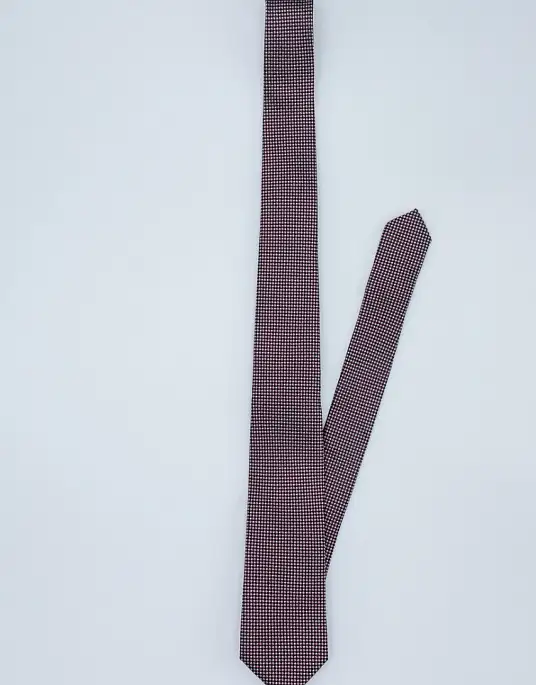 Pierre Cardin tie in a burgundy shade