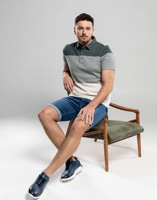 Поло Pierre Cardin із колекції Future Flex у зеленому кольорі
