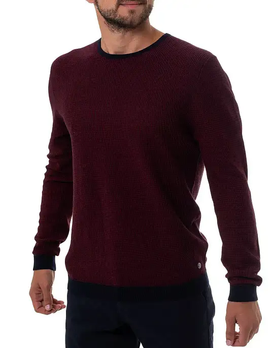 Pierre Cardin pullover in burgundy