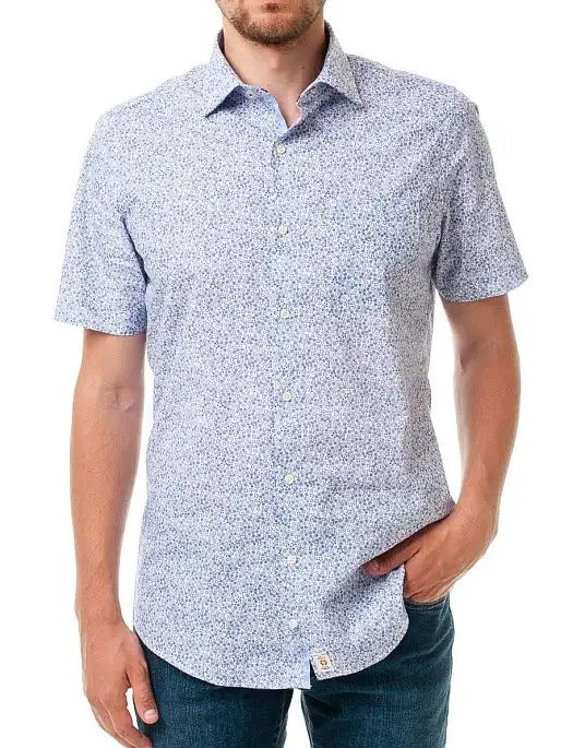 Рубашка Pierre Cardin из серии Cotton Comfort в белом цвете