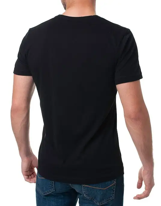 Pierre Cardin Basic Black V-Neck T-Shirts Set