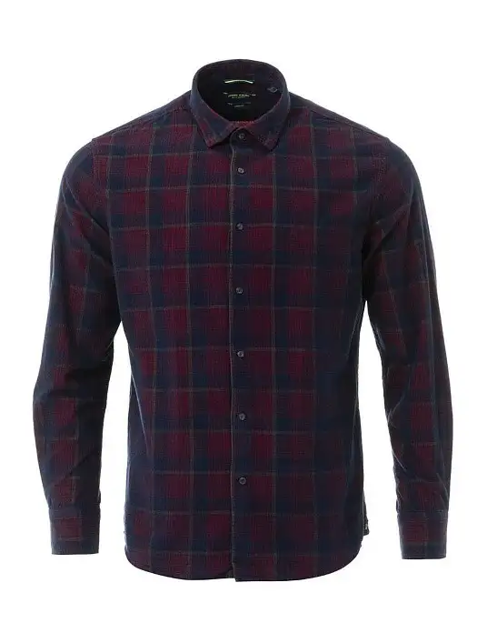 Pierre Cardin shirt from Denim Academy collection in red check