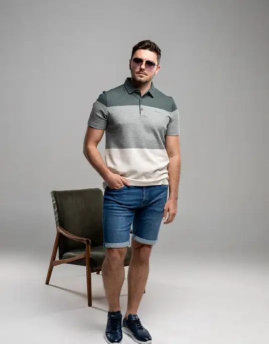 Поло Pierre Cardin із колекції Future Flex у зеленому кольорі