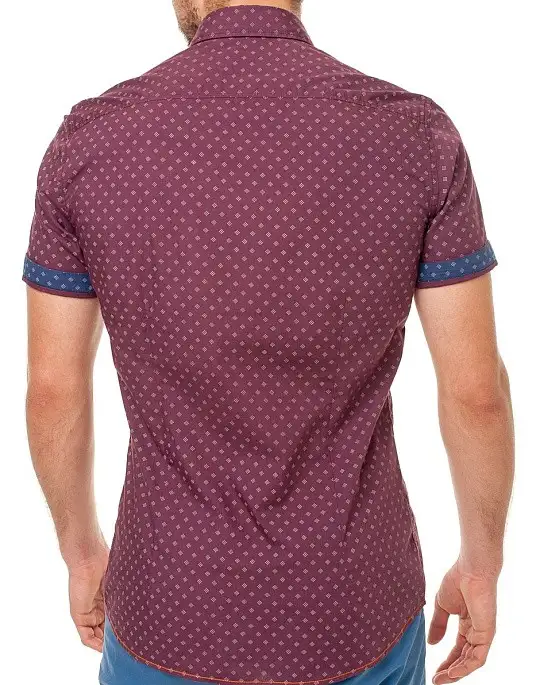 Pierre Cardin short sleeve shirt in red
