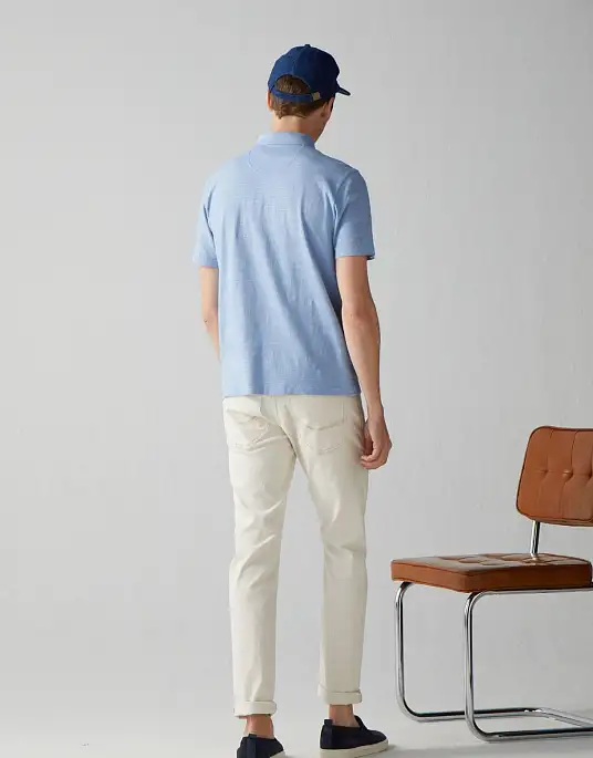 Pierre Cardin Polo from the Future Flex collection in blue