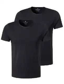 Комплект базових футболок Pierre Cardin у чорному кольорі з круглим вирізом