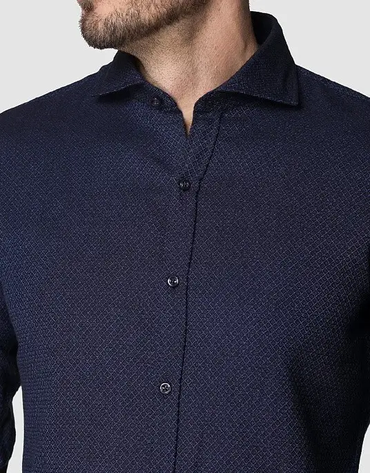 Pierre Cardin shirt from the exclusive Le bleu collection blue