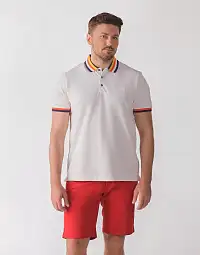 Pierre Cardin polo shirt from the Future Flex collection in white