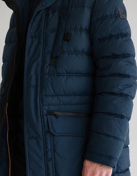 Parka jacket with removable hood from Bugatti