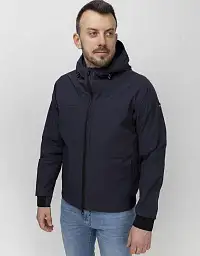 Вітровка Pierre Cardin із колекції Future Flex Gore-Tex в темно-синьому кольорі
