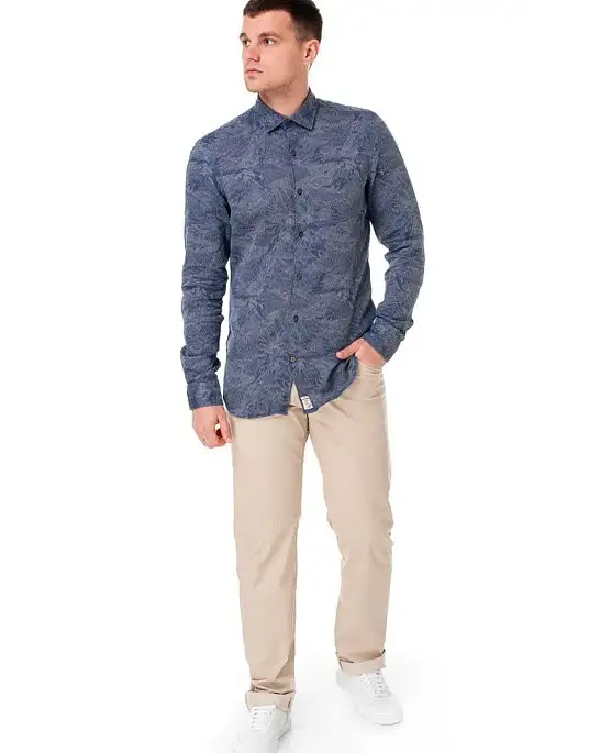 Pierre Cardin Denim Story shirt in blue