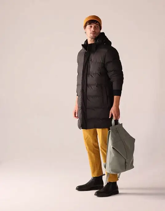 Куртка удлиненная Pierre Cardin из коллекции Future Flex в черном цвете