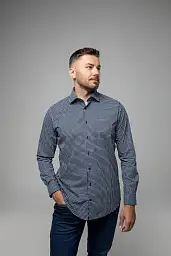 Pierre Cardin shirt in gray color with print