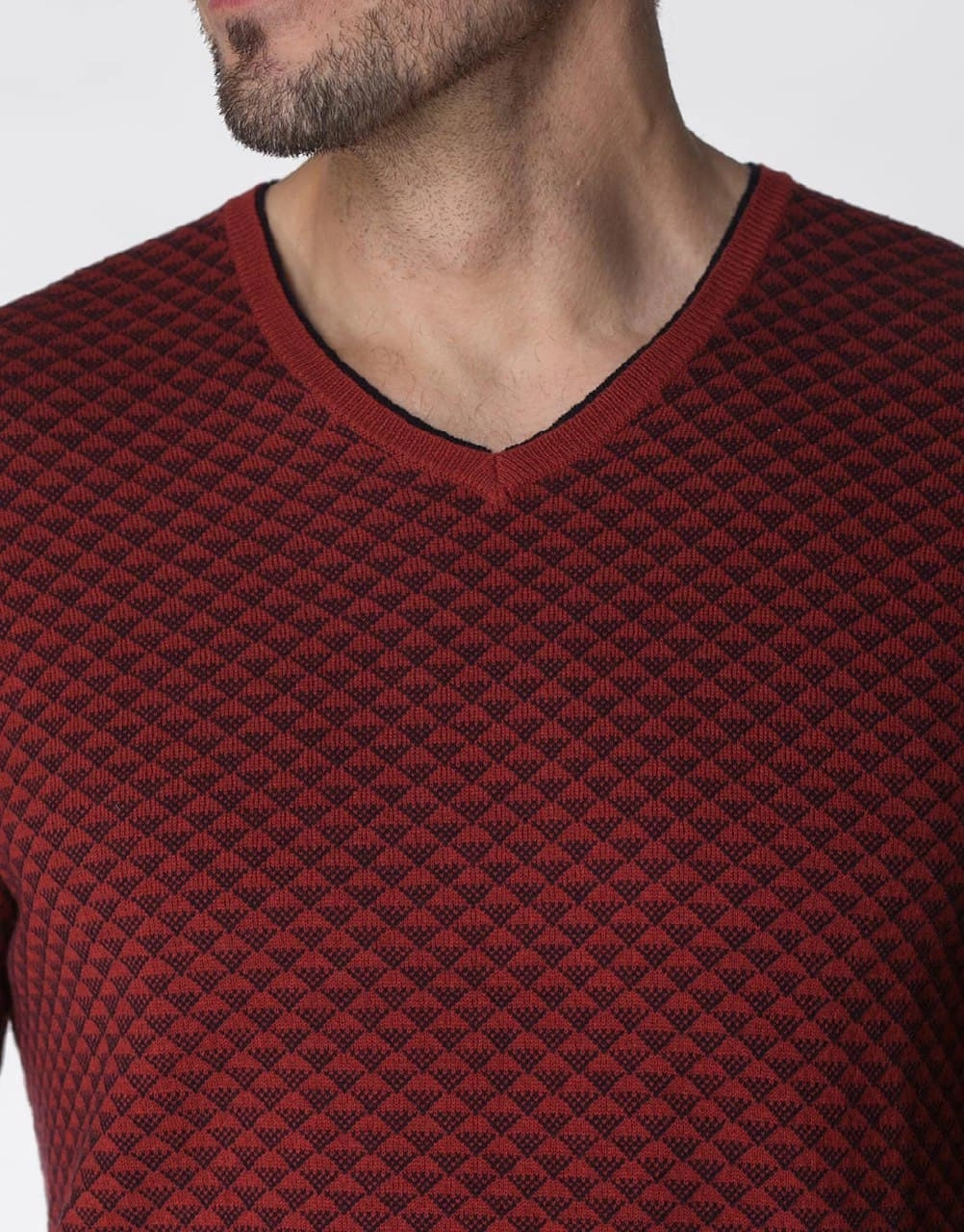 Pullover burgundy on sale