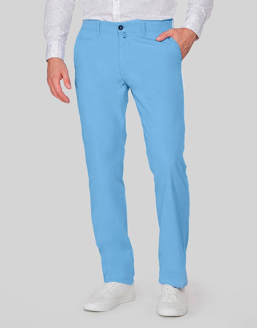 Pierre Cardin Blue Slim Fit Trousers Pant For Men price in UAE  Amazon UAE   kanbkam