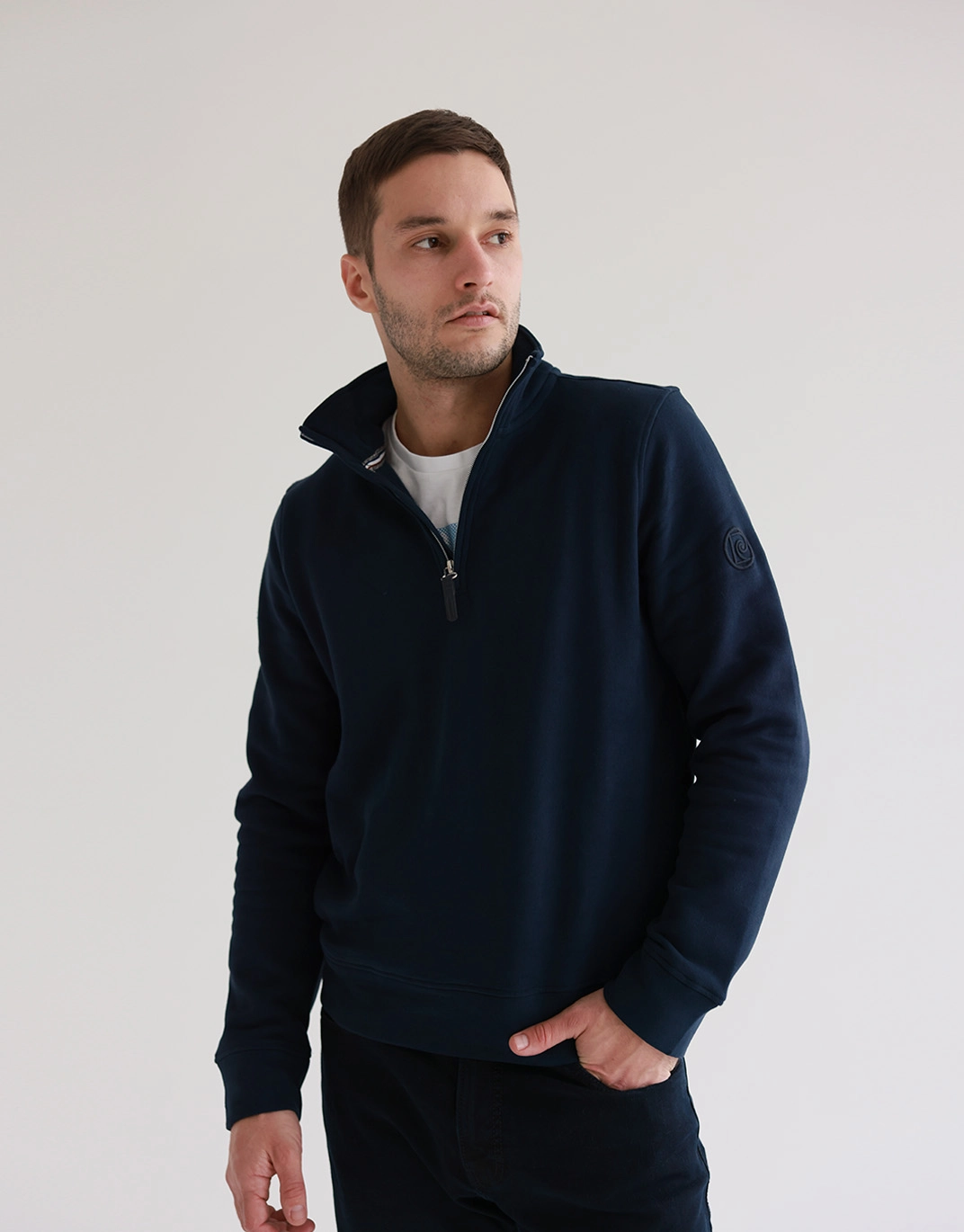 Pierre Cardin zip up collar jacket in blue 4026 6323 40422 Price 4616 UAH Buy in the online store Pierre Cardin