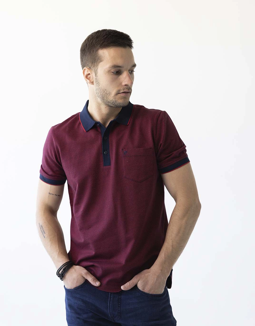 Pierre Cardin polo shirt in red 2093 4103 21224 Price 3486 UAH Buy in the online store Pierre Cardin