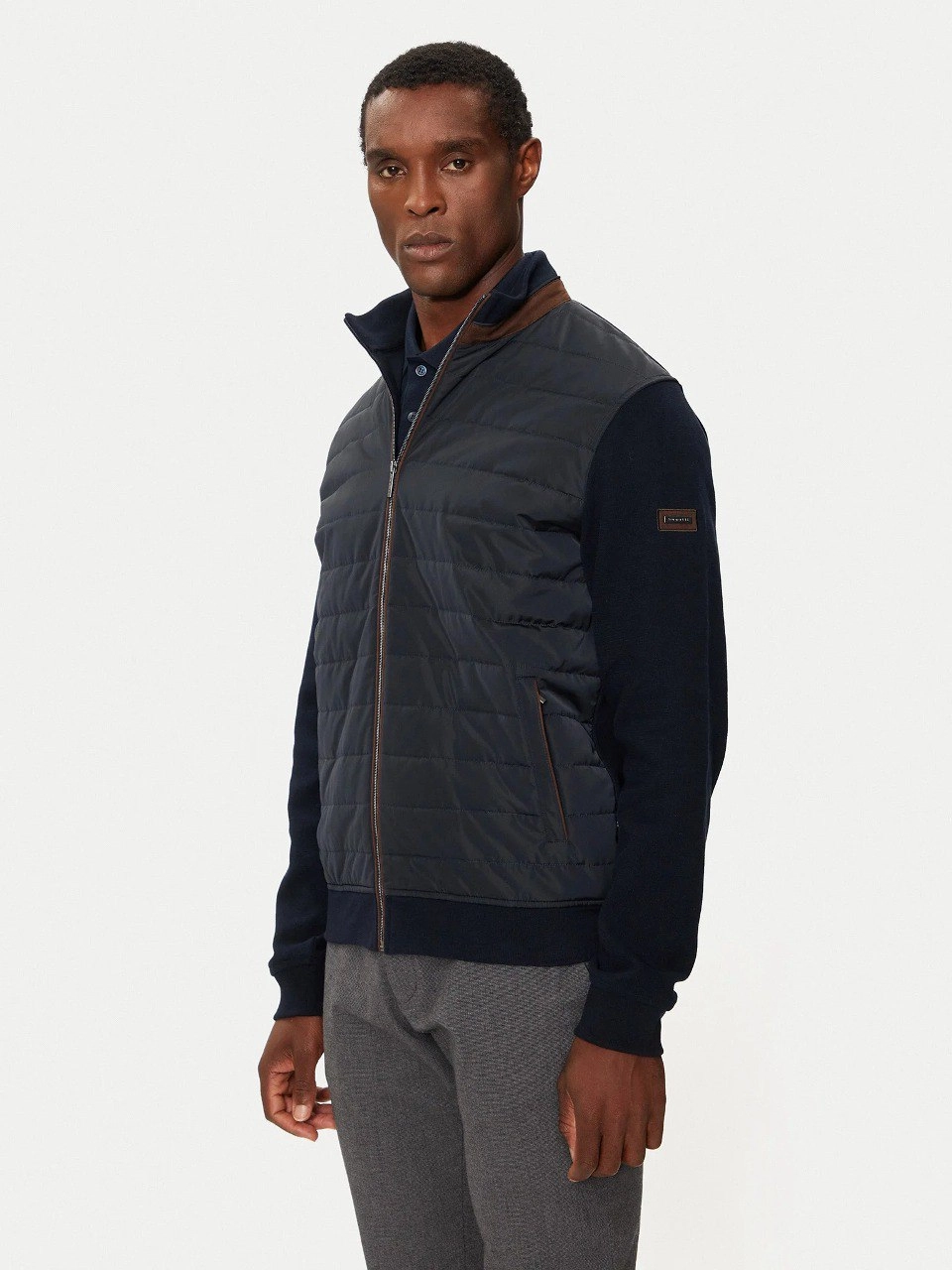 Jacket Bugatti windbreaker in dark blue color