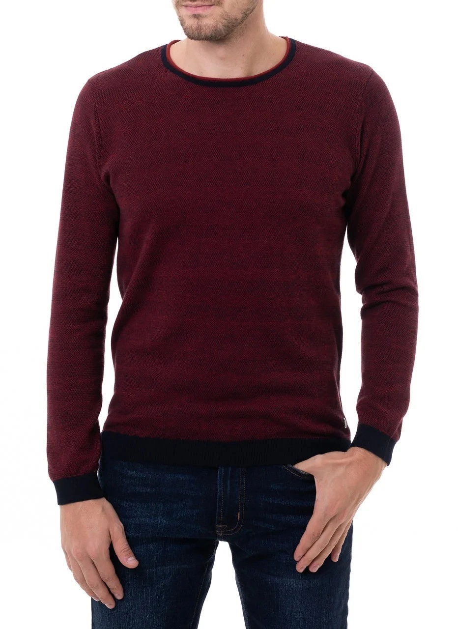 Pierre Cardin pullover in burgundy