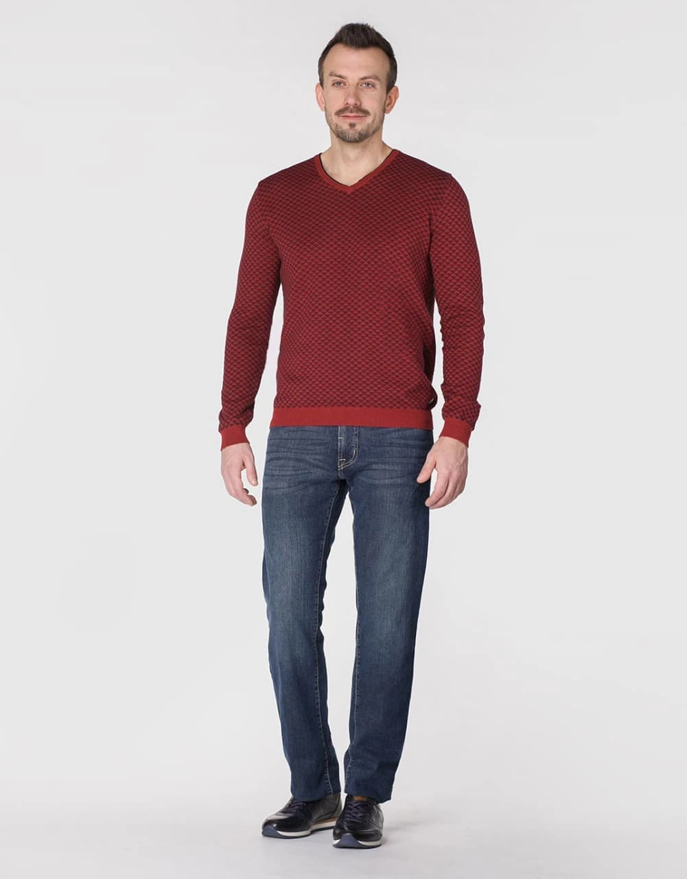 Pullover burgundy on sale