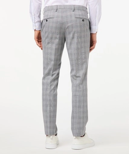 Pierre Cardin suit from the Future Flex collection in gray check