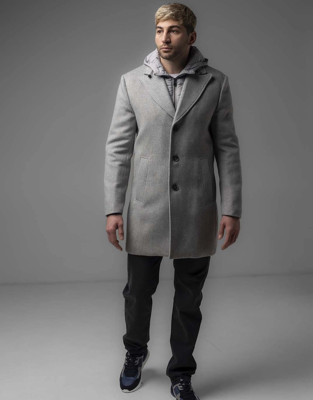 Pierre Cardin coat in gray color 4102 9314 82106 Price 12588