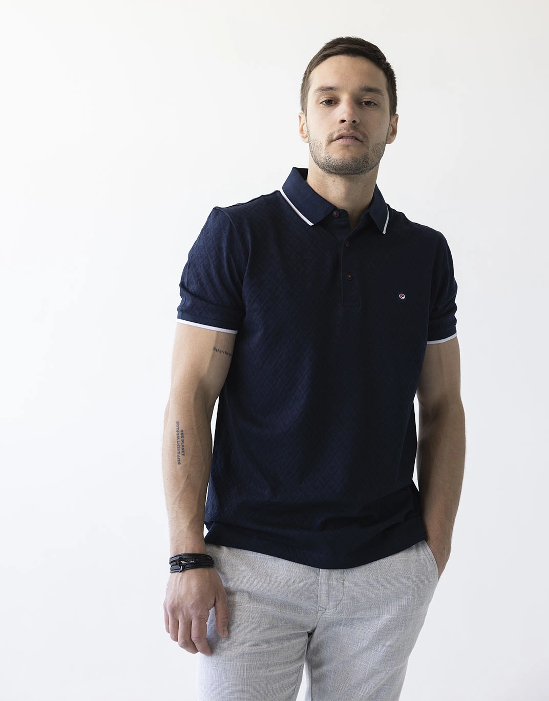 Pierre Cardin polo shirt in navy blue 2098 6323 21274 Price 3984 UAH Buy in the online store Pierre Cardin
