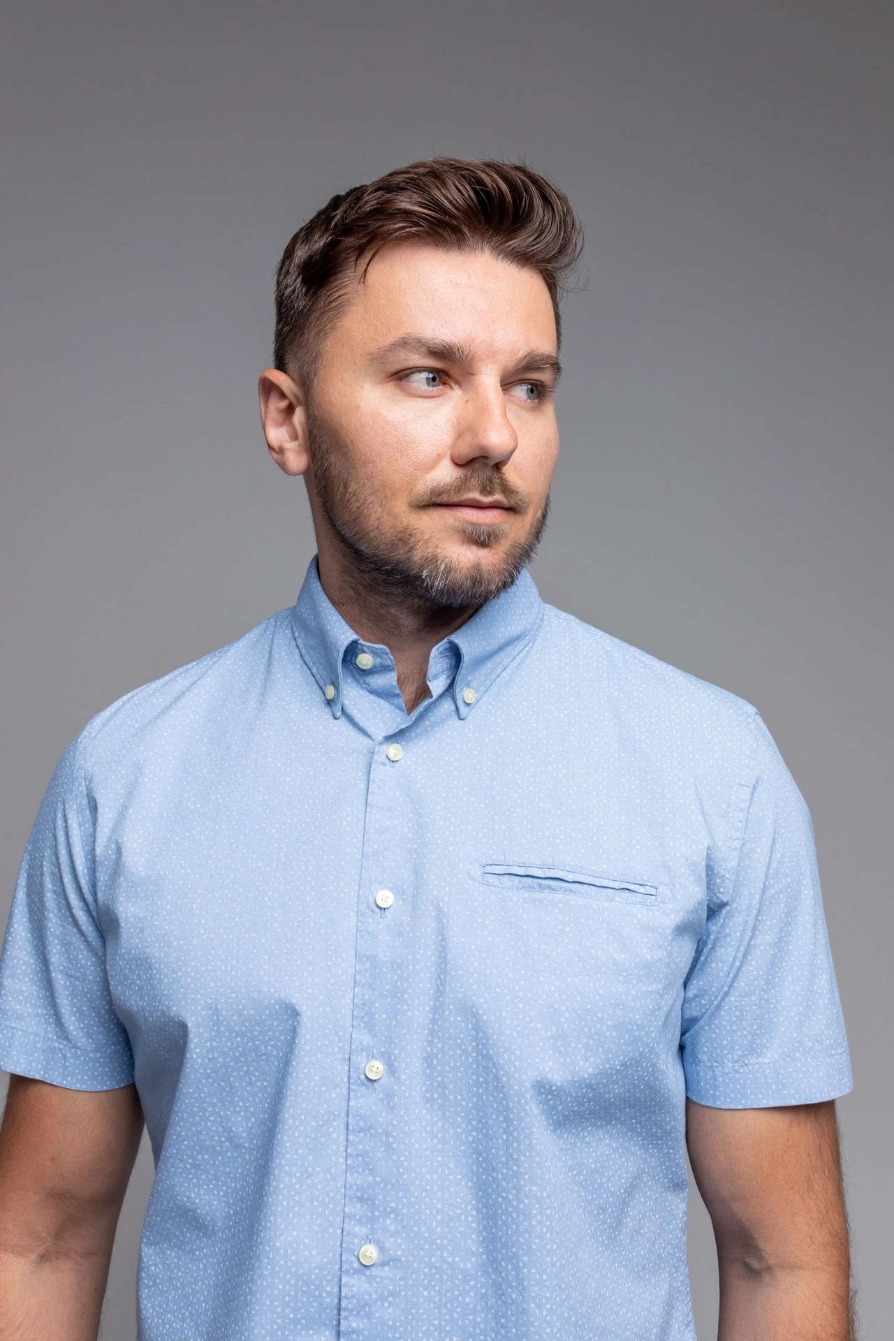 ⏩Pierre Cardin shirt from the Future Flex collection with short