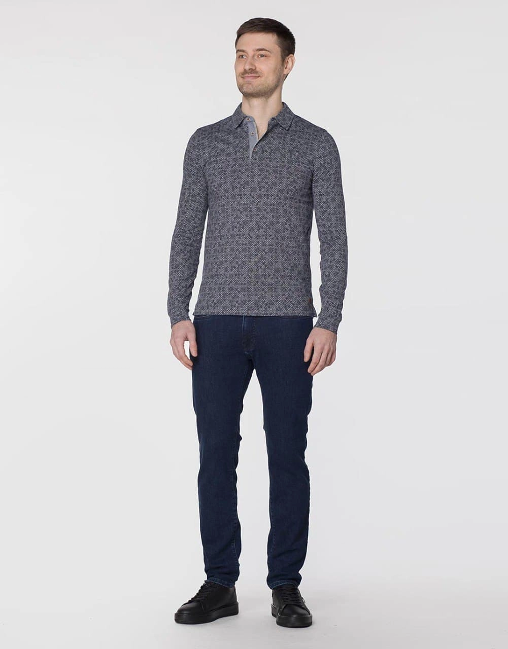 Pierre cardin long sleeve polo online