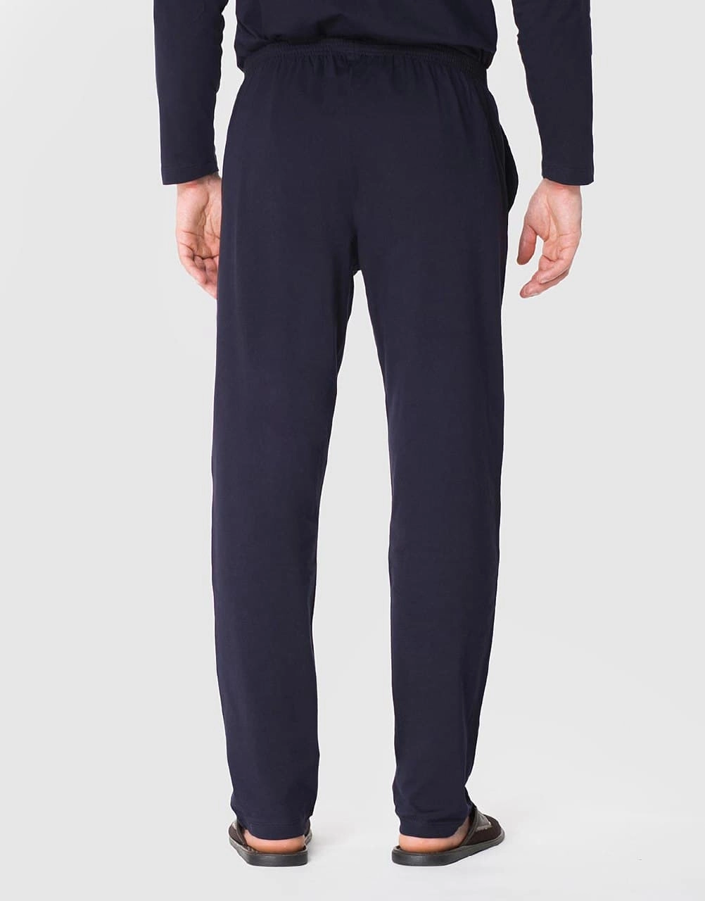 Pierre Cardin Herren Pyjama Set - Baumwolle Schlafanzug Mit Langarm Shirt & Hose