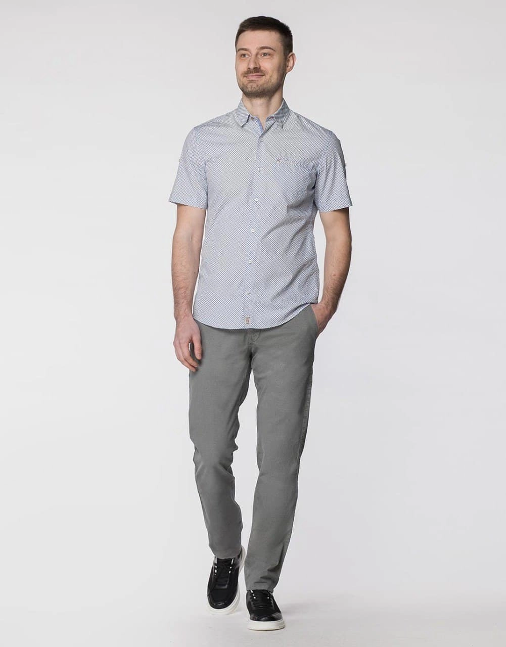 Pierre cardin short sleeve dress shirts store