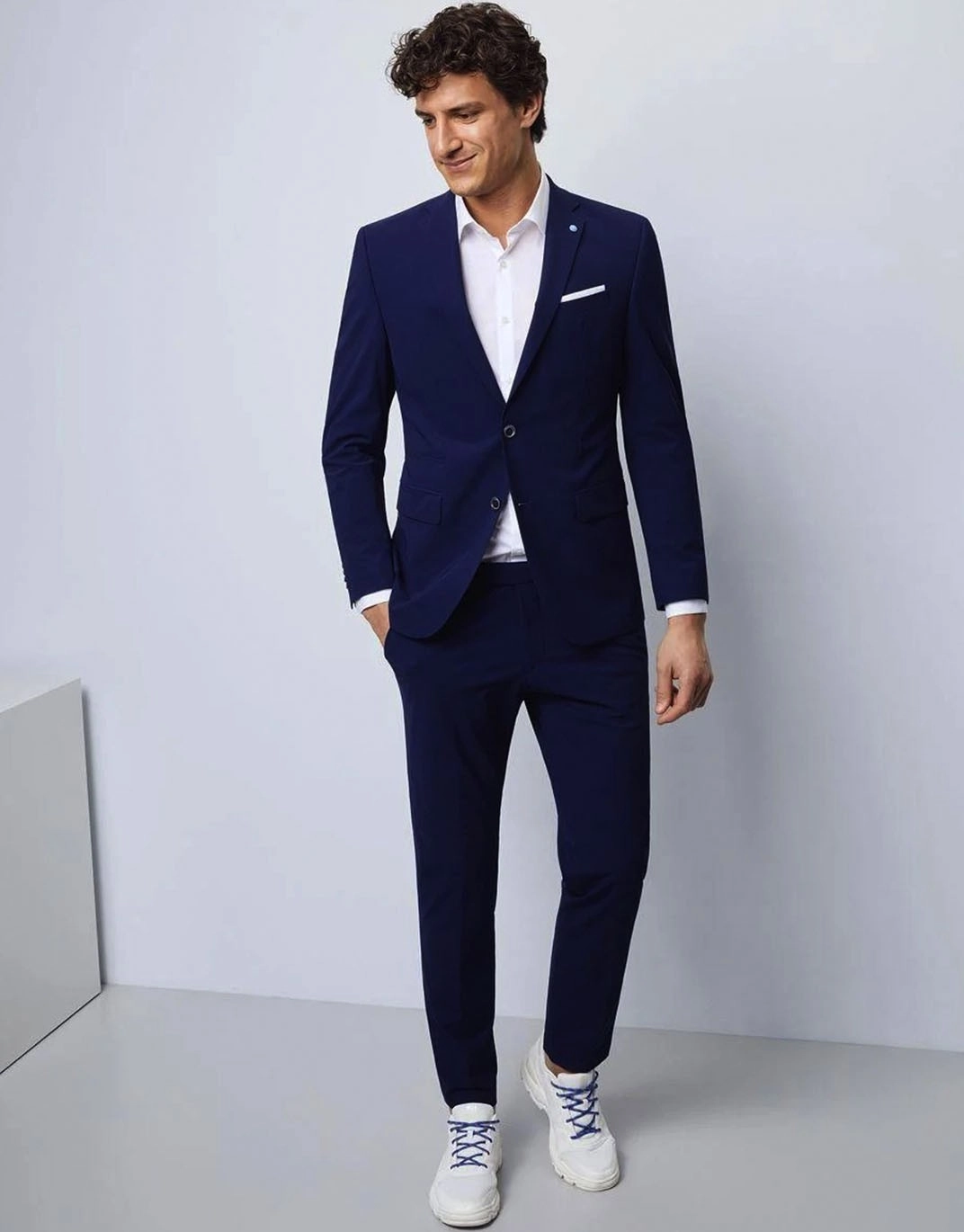 Pierre Cardin Navy 3 Piece Wedding Prom Suit - Brand New – Richard
